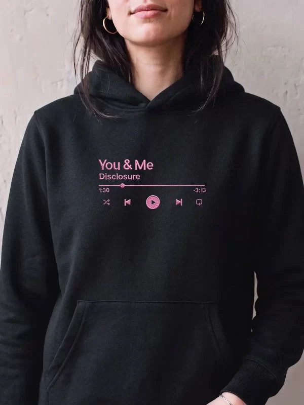Sudadera Bordada Personalizada Mi Canción