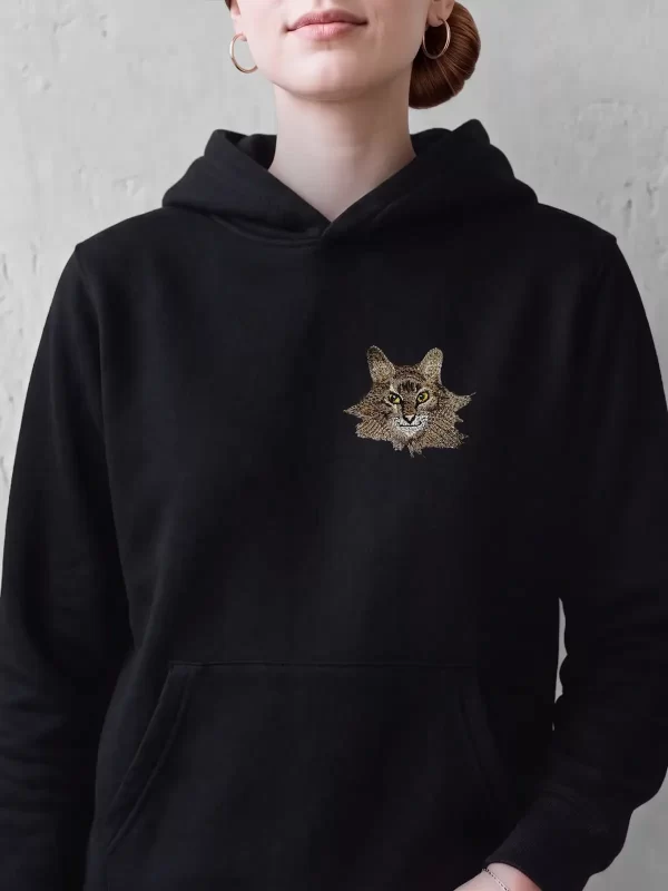 Sudadera Bordada Michi