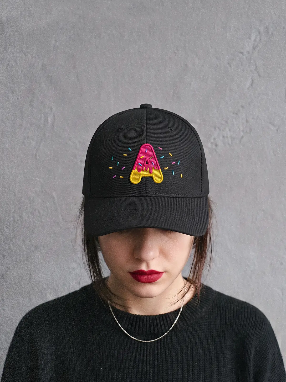 Gorra Bordada Personalizada Bordada Kawai Dona